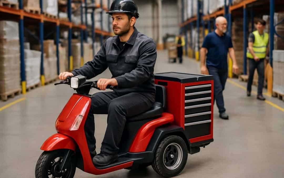 Scooter Facom : Mobilité industrielle efficace et sécurisée