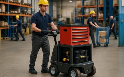 Servante électrique : mobilité industrielle optimisée et efficace