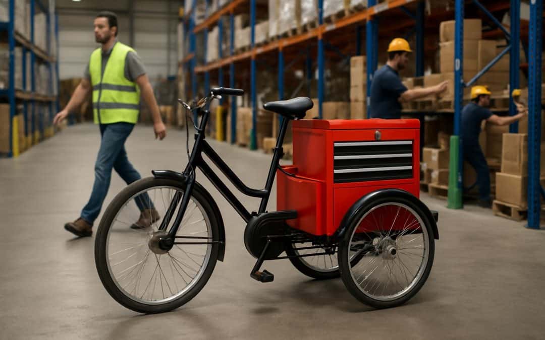 Tricycle Facom : mobilité pro pour techniciens industrie