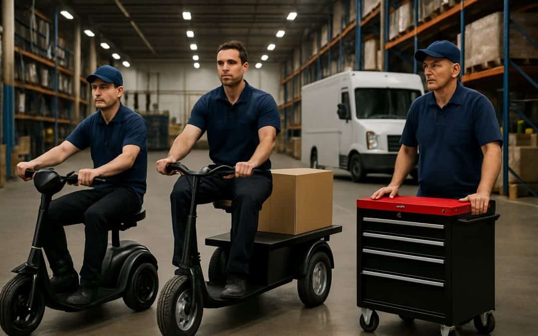 3 choix intelligents de triporteurs industriels selon vos besoins