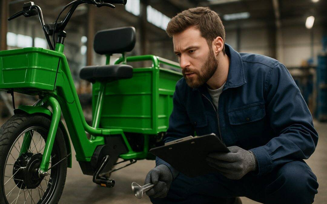 À quelle fréquence faut-il vérifier son tricycle industriel ?