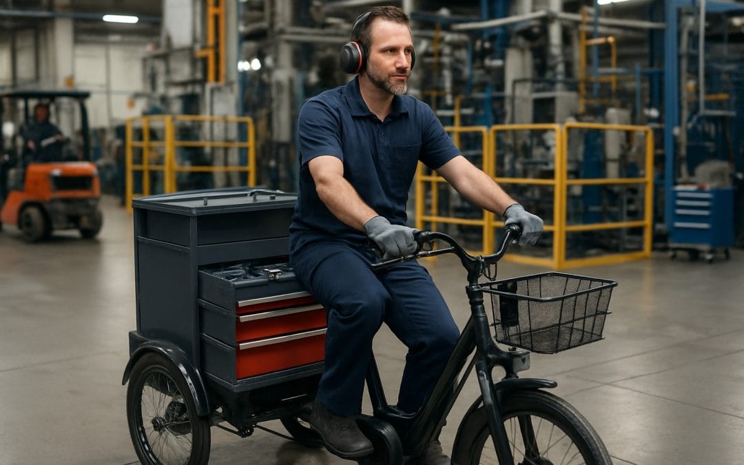 Les raisons de privilégier un triporteur professionnel pour les techniciens