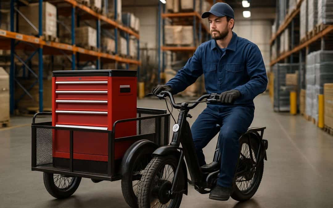 Triporteur professionnel : mobilité rapide et sûre en industrie