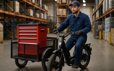 Triporteur professionnel : mobilité rapide et sûre en industrie