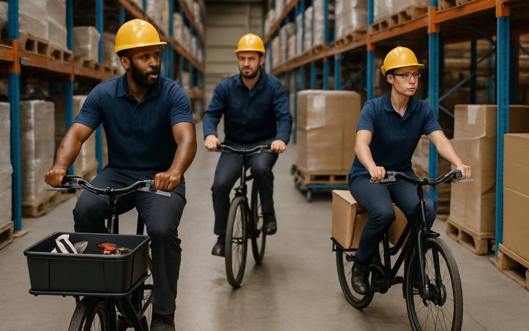 3 avantages majeurs du vélo industriel​ pour votre entreprise