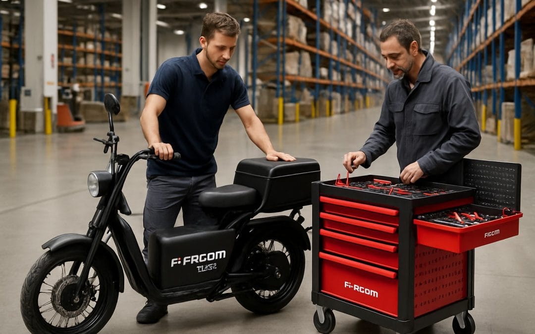 Facom Moto : triporteur électrique pro pour sites industriels