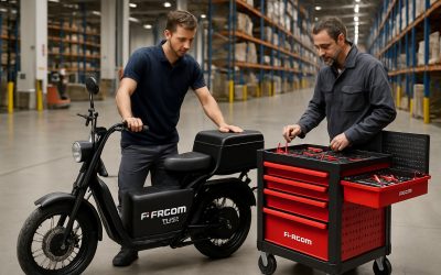 Facom Moto : triporteur électrique pro pour sites industriels